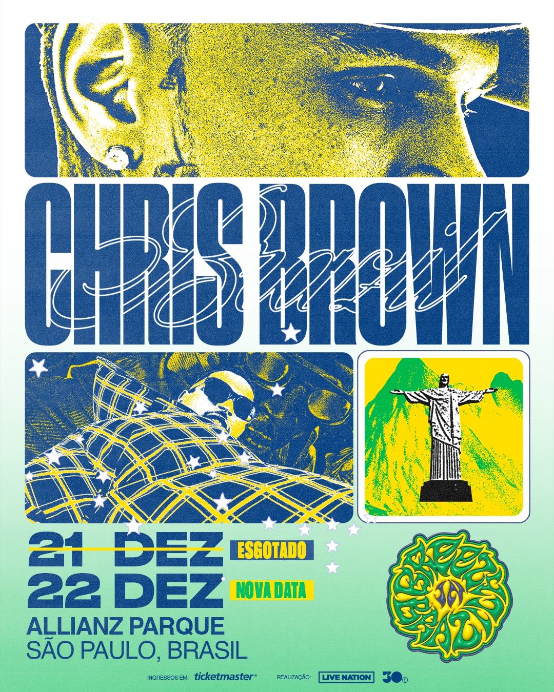 Chris Brown esgota 50.000 ingressos em uma hora e anuncia mais um
