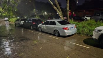 Bombeiros atendem múltiplas ocorrências durante forte chuva em Itabira