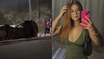Homem capota carro durante racha, namorada morre, e ele foge na Grande Vitória