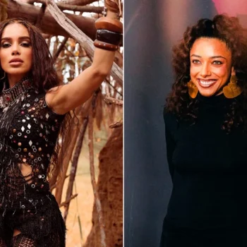 Anitta e Alice Carvalho chamam atenção após aparição reservada em evento