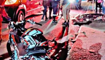 Homem morre em acidente de moto na principal avenida de João Monlevade