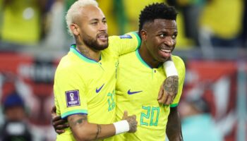 Vini Jr. iguala números de Neymar na Copa do Mundo de 2014