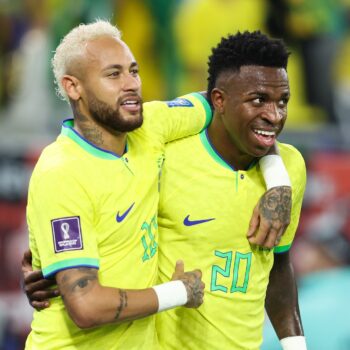 Vini Jr. iguala números de Neymar na Copa do Mundo de 2014