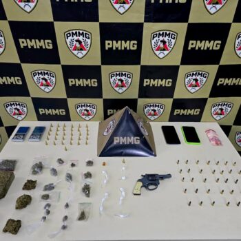 Homem é preso por tráfico de drogas e posse ilegal de arma de fogo em João Monlevade
