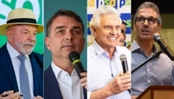 Pesquisa PoderData/Aya: Lula empata tecnicamente com Flávio Bolsonaro, Zema e Caiado no 2º turno