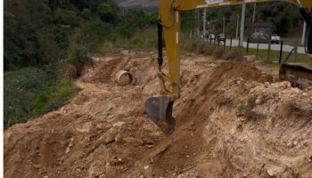 Saae inicia obra no bairro Praia para recuperar interceptor de esgoto que atende metade de Itabira