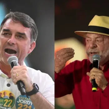 Flávio Bolsonaro ultrapassa Lula em cenário de 2º turno, aponta PoderData/Aya
